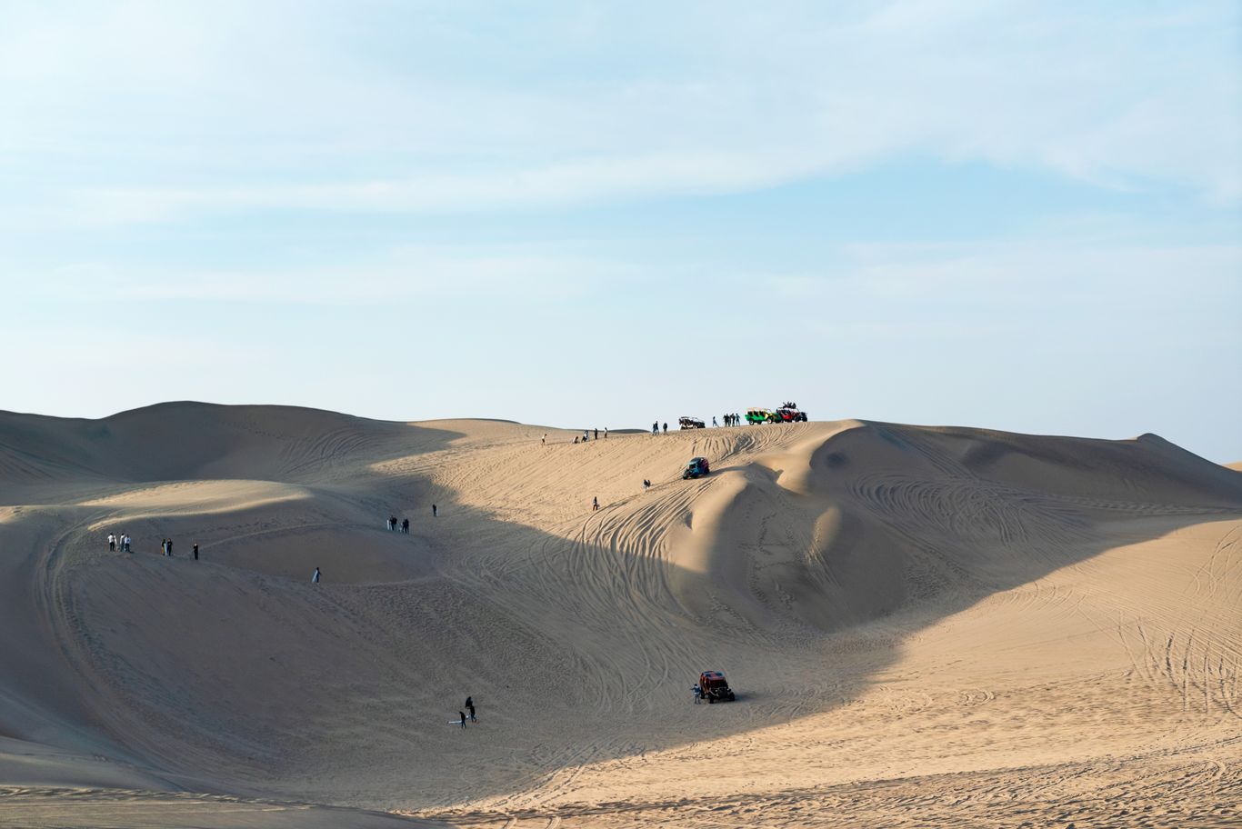 City tour, buggies / sandboarding in private transport from huacachina